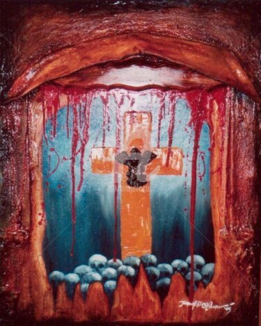 Painting titled "Heroe's Grave I" by Johnny E.S.J. Otilano, Original Artwork