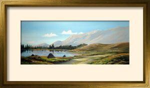 Painting titled "inagh valley print…" by Cathal O Malley, Original Artwork
