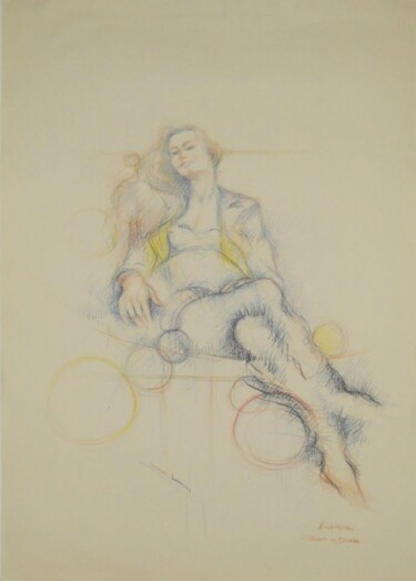 Disegno intitolato ""un pò di relax (st…" da Valerio Scarapazzi, Opera d'arte originale