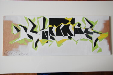 Peinture intitulée "Graff 2011" par Christophe Caniac, Œuvre d'art originale