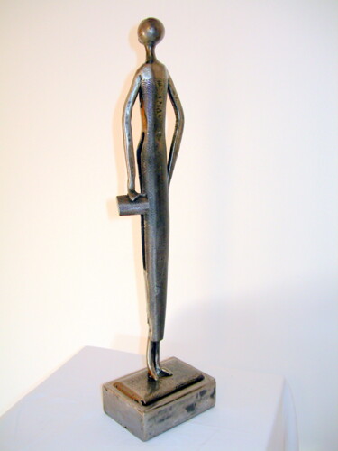 Sculpture intitulée "la femme & la mode…" par Gerard Lami, Œuvre d'art originale, Métaux