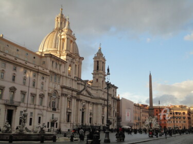 Photographie intitulée "Piazza Navona a Rom…" par Aurelio Nicolazzo, Œuvre d'art originale, Photographie numérique