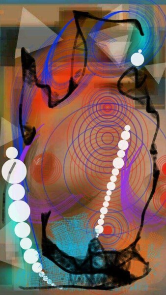 Цифровое искусство под названием "émotion" - Jacky Patin, Подлинное произведение искусства