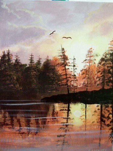 Картина под названием "autumn sun" - Cathal O Malley, Подлинное произведение искусства