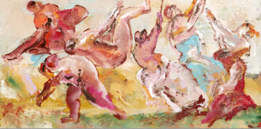 Peinture intitulée "0732-16-reve-d-este…" par Claudine Gregoire, Œuvre d'art originale, Acrylique