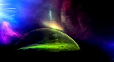 Photographie intitulée "Planète bulle." par Amel Milady (Le mutagraphe), Œuvre d'art originale