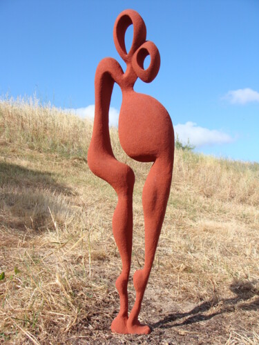 Скульптура под названием "love me tender" - Alberto Kissola, Подлинное произведение искусства, Смола