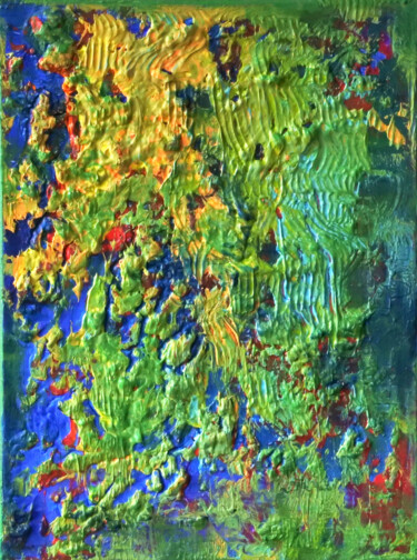 Painting titled "Matter Painting 22" by Pamela Rys, Original Artwork, Acrylic