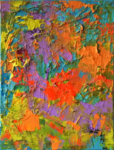 Painting titled "Matter Painting 28" by Pamela Rys, Original Artwork, Acrylic