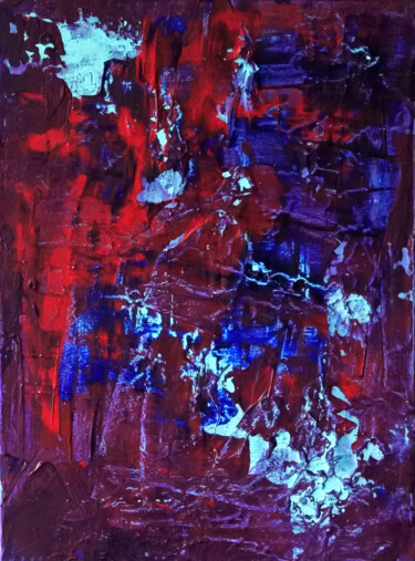 Painting titled "Matter Painting 44" by Pamela Rys, Original Artwork, Acrylic