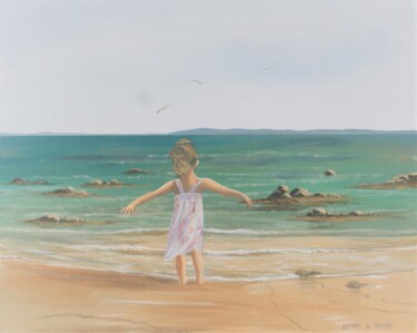 Peinture intitulée "summer-days" par Cathal O Malley, Œuvre d'art originale, Acrylique