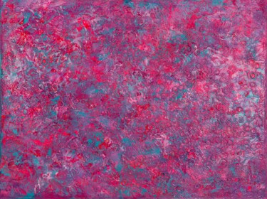 Pittura intitolato "Purple Love : 24" x…" da Pamela Rys, Opera d'arte originale, Acrilico