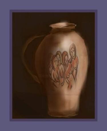 Arte digitale intitolato "La poterie..." da Jacky Patin, Opera d'arte originale