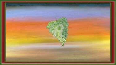Digital Arts titled "Leaf" by Ingrid Dohle Kamerbeek, Original Artwork
