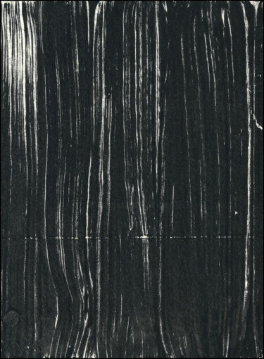 Gravures & estampes intitulée "MONOTYPE NOIR PAPIE…" par Alain Lamy, Œuvre d'art originale