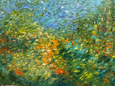 Painting titled "Summer time" by Anna Makarova, Original Artwork, Oil