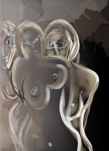 Arte digital titulada "Noir et blanc" por Jacky Patin, Obra de arte original, Trabajo Digital 2D