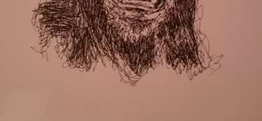 Рисунок под названием "Monkey.11" - Karl Robial, Подлинное произведение искусства, Чернила