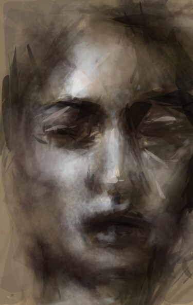 Arts numériques intitulée "Hommage à" par Jacky Patin, Œuvre d'art originale, Peinture numérique