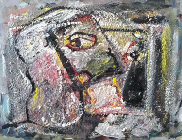 Malerei mit dem Titel "hiver du vent 9" von Sam Keusseyan Gladiateur, Original-Kunstwerk, Acryl