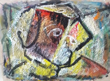 Malerei mit dem Titel "hiver du vent 10" von Sam Keusseyan Gladiateur, Original-Kunstwerk, Acryl