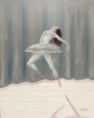 Peinture intitulée "Danseuse étoile" par Pierre Fénié, Œuvre d'art originale, Huile