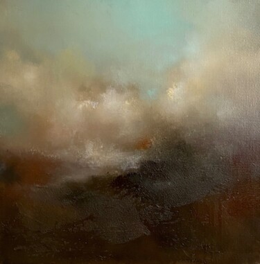 Картина под названием "Haze of sensations…" - Elena Troyanskaya, Подлинное произведение искусства, Масло Установлен на Дерев…