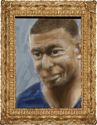 Digital Arts με τίτλο "Portrait 27" από Jacky Patin, Αυθεντικά έργα τέχνης, Ψηφιακή ζωγραφική