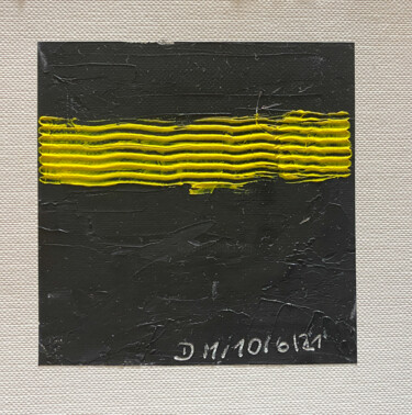 Painting titled "Quadrata Nr.5 | Ori…" by Dietmar Meinhardt (MeinhardtART), Original Artwork, Oil Mounted on Cardboard