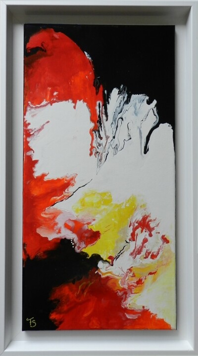 Malerei mit dem Titel "Emergence 10" von Francoise Souriau, Original-Kunstwerk, Acryl