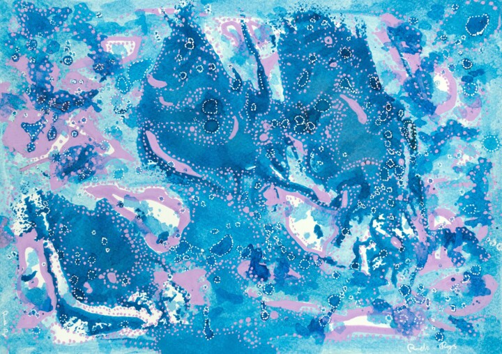 Σχέδιο με τίτλο "Heavenly Constellat…" από Pamela Rys, Αυθεντικά έργα τέχνης, Μελάνι