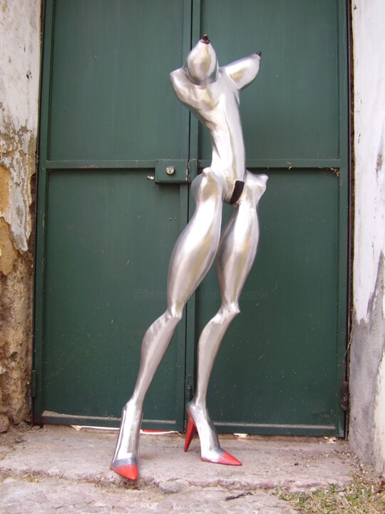 Скульптура под названием "DDV2" - Alberto Kissola, Подлинное произведение искусства, Смола
