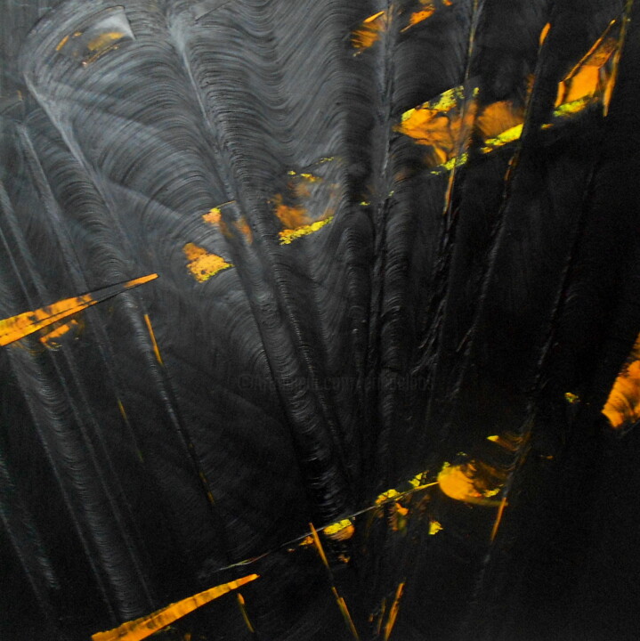 Malarstwo zatytułowany „abstract n5” autorstwa Eric Delbos, Oryginalna praca, Olej