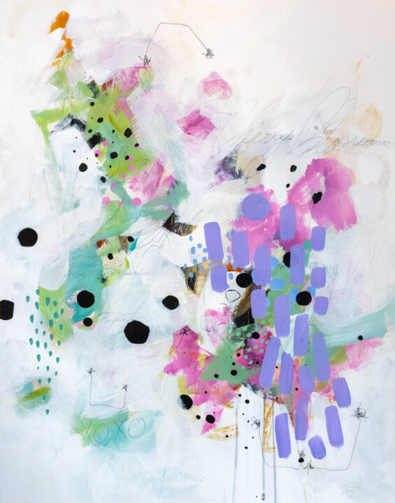 绘画 标题为“Cherry Blossom” 由Chantal Proulx, 原创艺术品, 丙烯