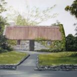 Painting titled "quiet man cottage" by Cathal O Malley, Original Artwork
