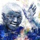 Digital Arts titled "Madiba" by Almakan, Original Artwork, Digital Painting