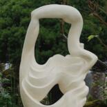 Sculpture titled "Hydre" by Coralie Quincey, Original Artwork, Stone
