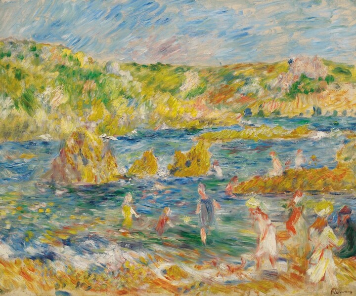 ガーンジーのルノワールの風景が島で初めて一堂に展示されます