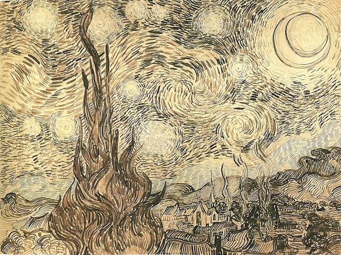Звездная ночь Винсента Ван Гога | Журнал Artmajeur