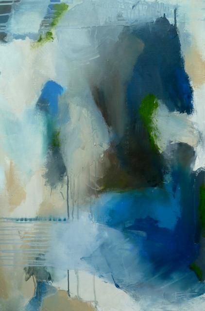 ▷ Peinture La lumière se fond dans l'eau par Dumontier Nathalie