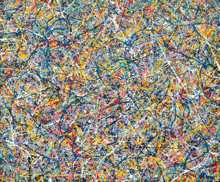 Pollock s dripping in the artworks of Artmajeur s artists ArtMajeur by YourArt Magazine