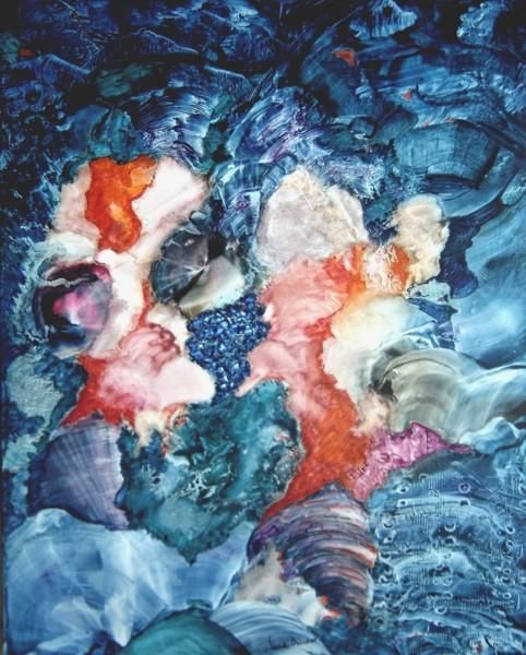 Cerca de tu latido, 100 x 80 cm; oil on canvas Gala Lírica y exposición de pinturas
