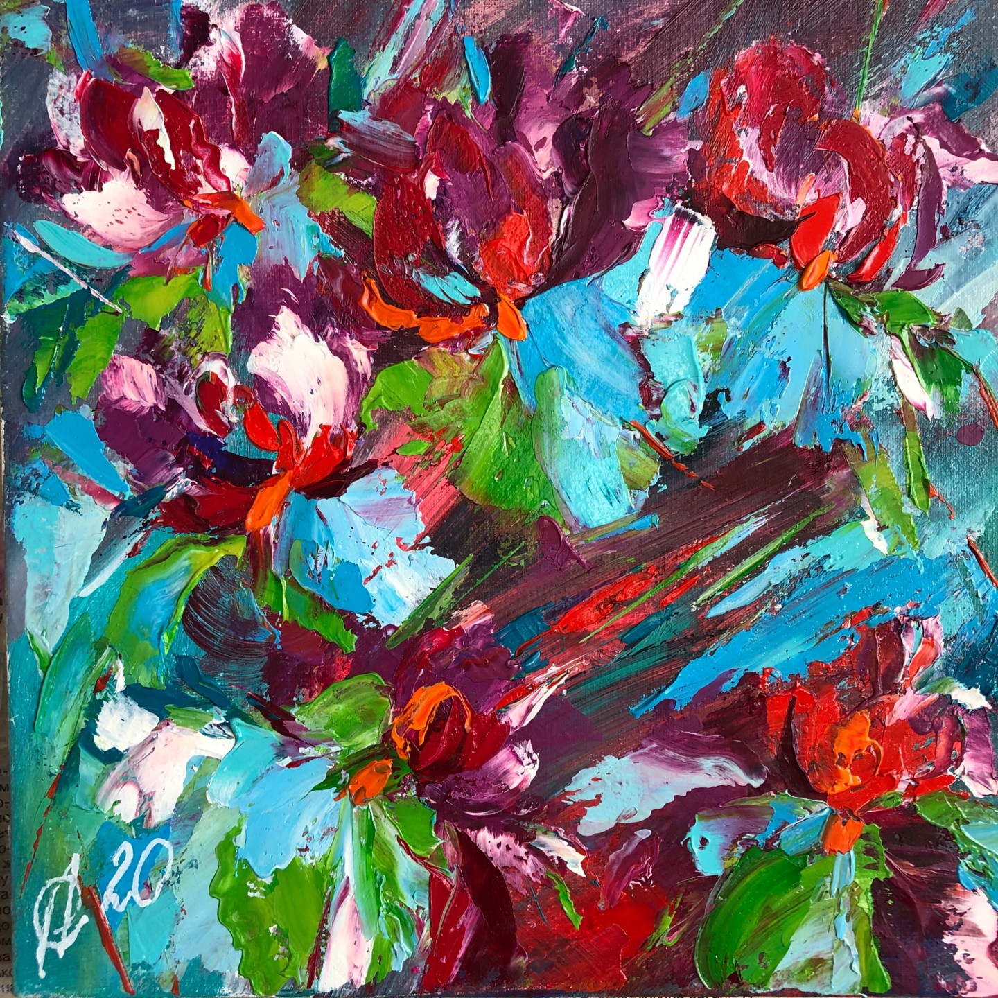 Iris Field Painting By Svitlana Andriichenko Artmajeur Iris Field Painting By Svitlana Andriichenko Artmajeur