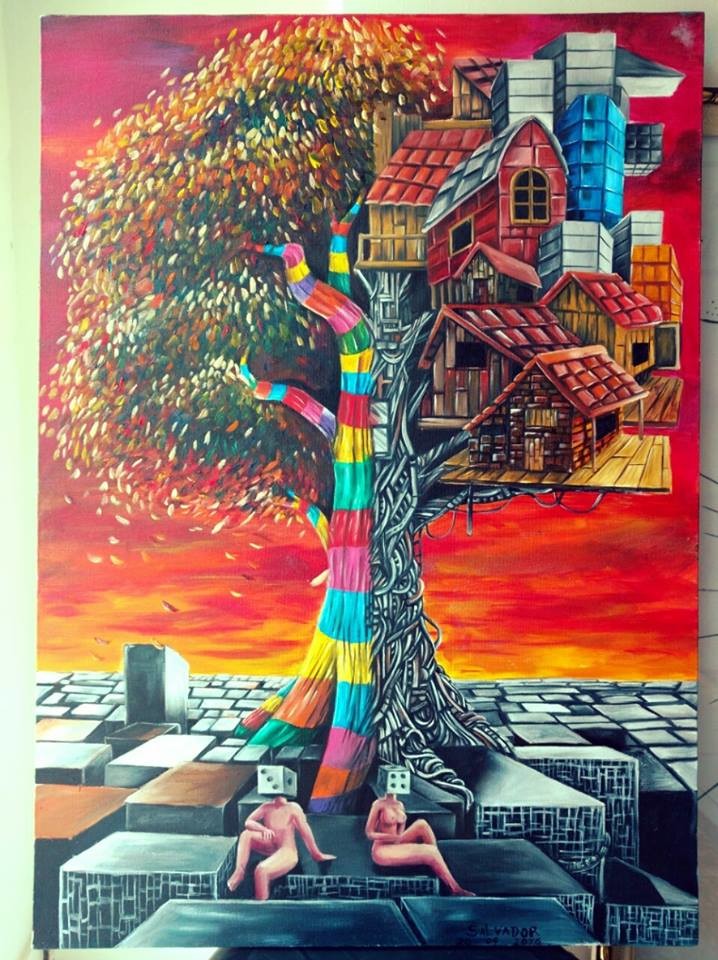 Jardim Do Éden, Pintura por Adriano Salvador | Artmajeur