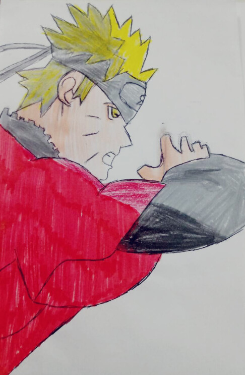 Naruto Uzumaki, Desenho por Adriano Silva