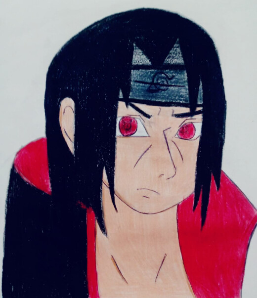 Desenhando ITACHI AO VIVO 