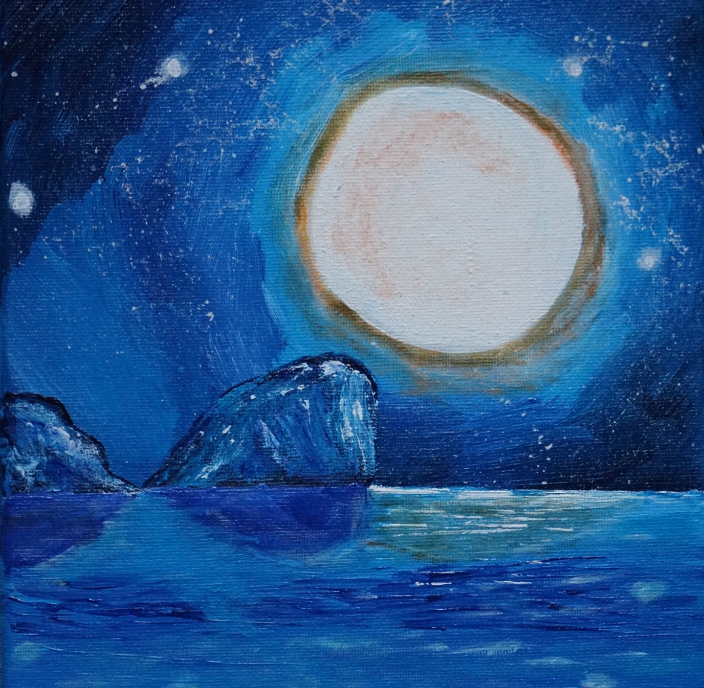 Clair De Lune Painting By Adrien C Artmajeur