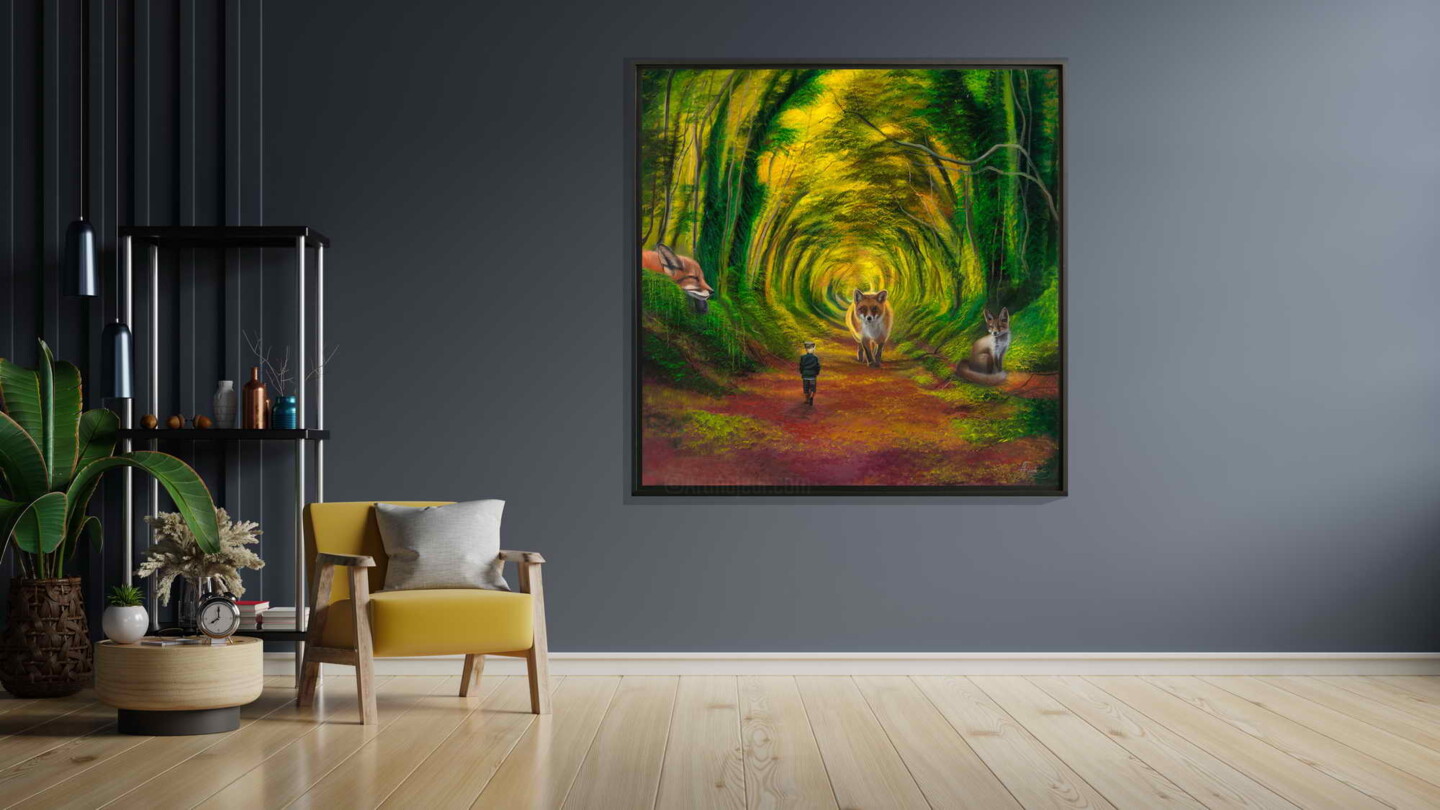 The Smell Of The Forest, Painting by Agata Buczek Artmajeur