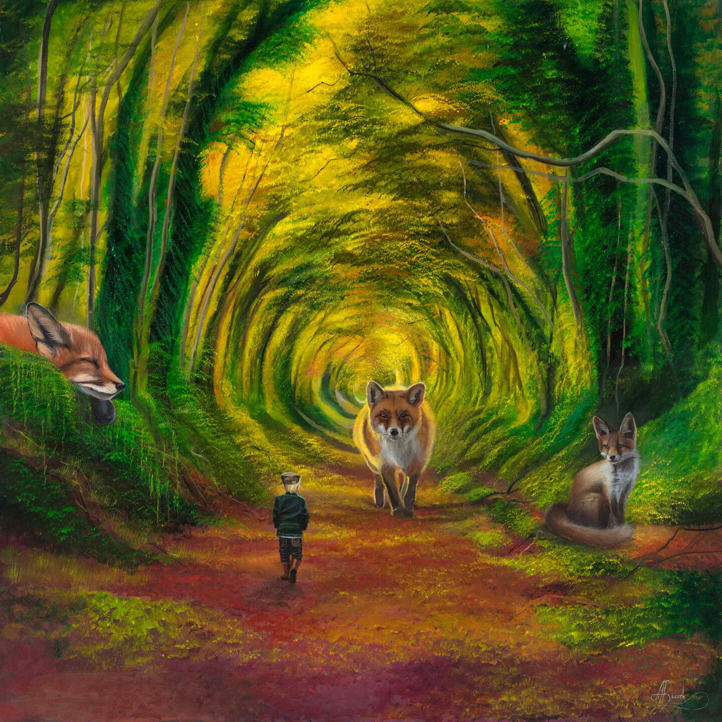 The Smell Of The Forest, Painting by Agata Buczek Artmajeur