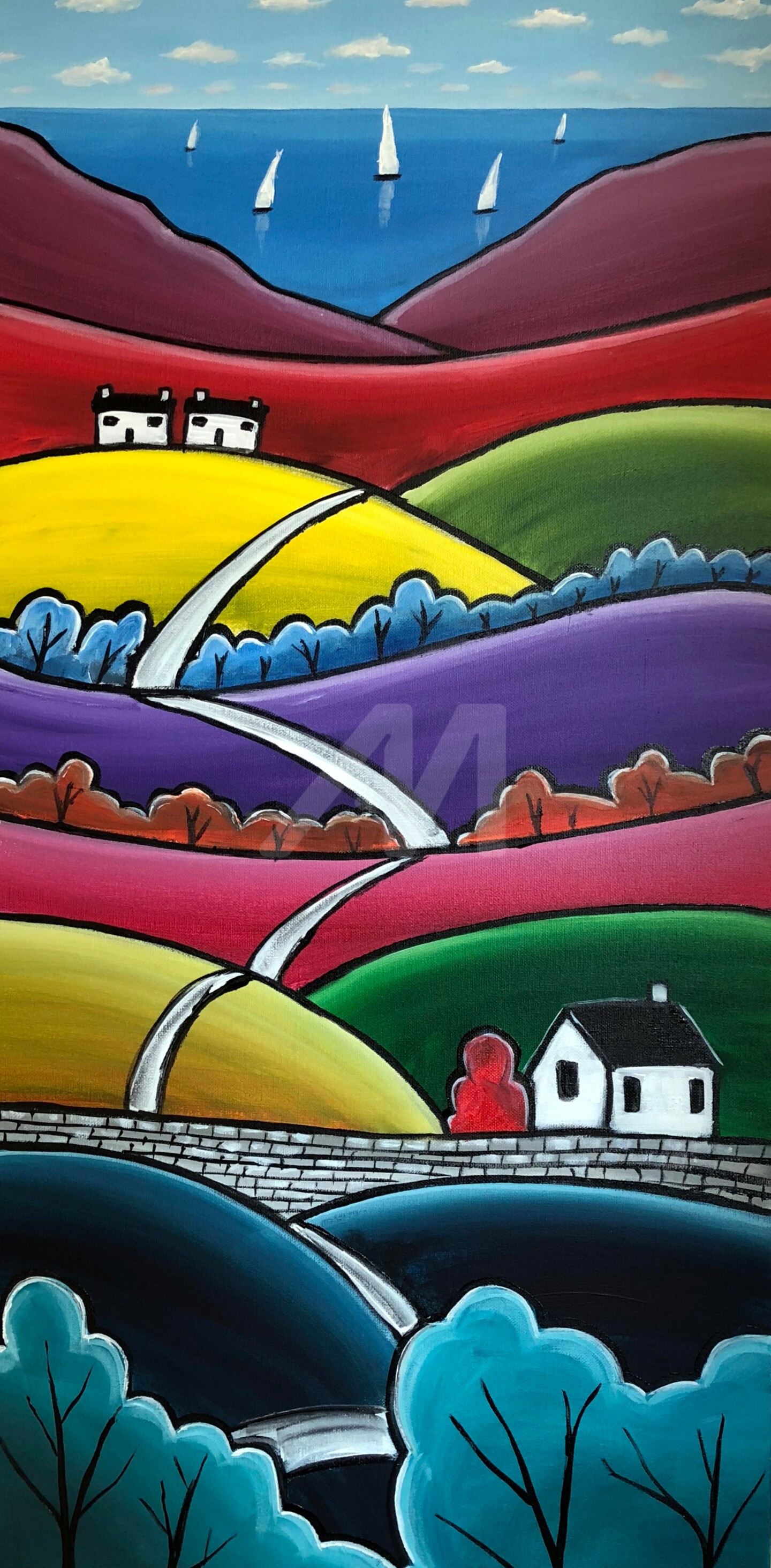 Over Some Hills And Far Away Jpg Painting By Aisha Haider Artmajeur Over Some Hills And Far Away Jpg Painting By Aisha Haider Artmajeur